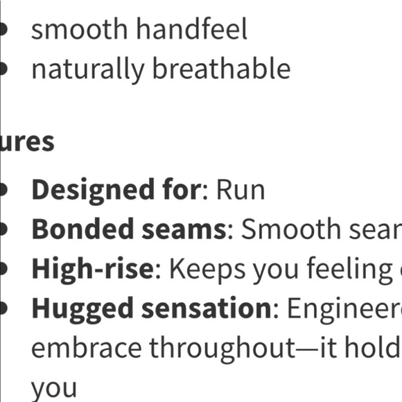 Lululemon Pace Perfect  17”  size 6 Luxtreme brushed grey & excellent condition - Picture 16 of 16